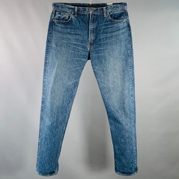 ORSLOW Size XL 107 Indigo Selvedge Denim Slim Straight Jeans - Picture 1 of 7